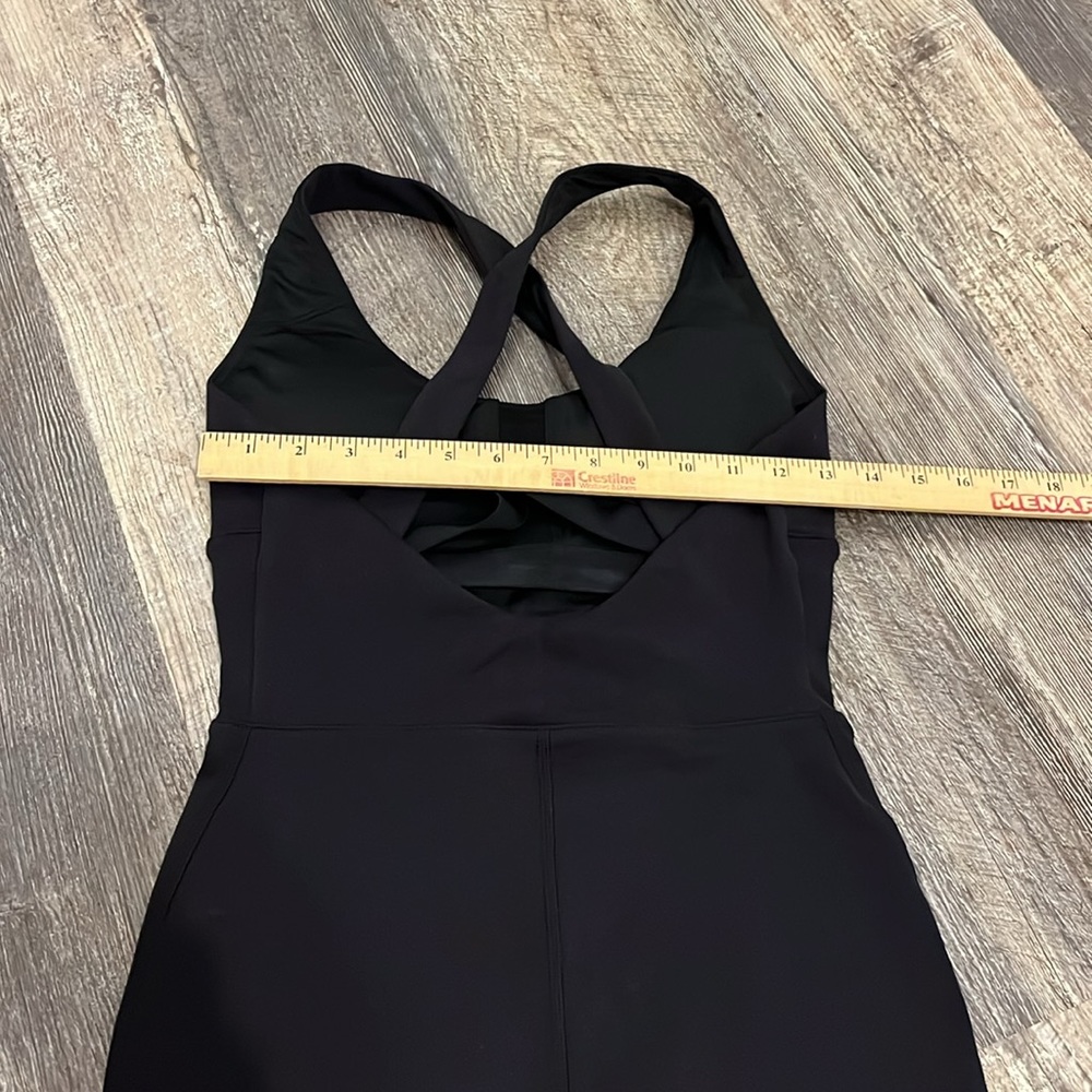 ALO Yoga Airbrush Physique Onesie Black Jumpsuit Bodysuit - Picture 13 of 16